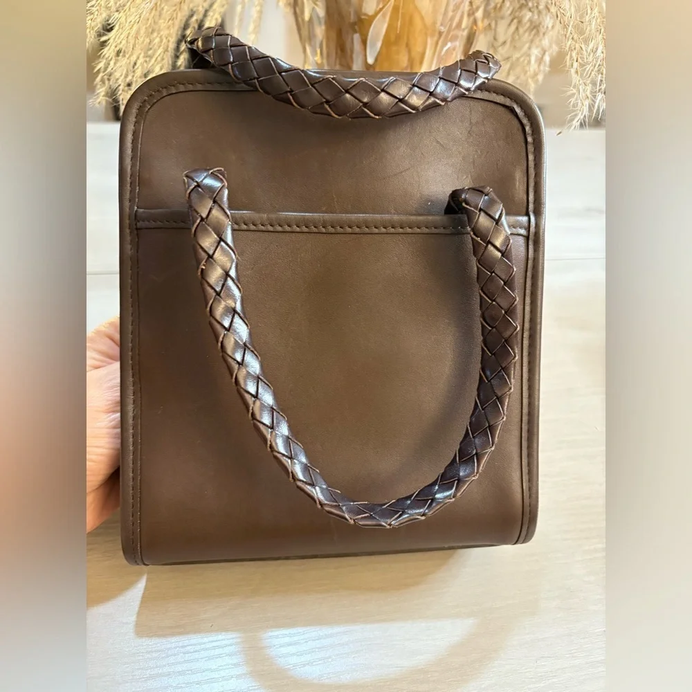 Brighton‎ Croc-Embossed Leather Crossbody Bag 7.5
